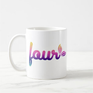 Caneca De Café Quatro Design