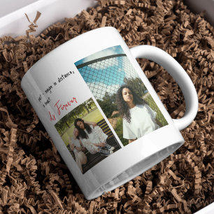 Caneca De Café Quatro Fotos personalizadas melhores amigos para s