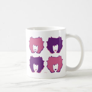 Caneca De Café QUATRO MODOS EM PINK e PURPLE