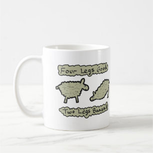 Caneca De Café Quatro Pernas Boas