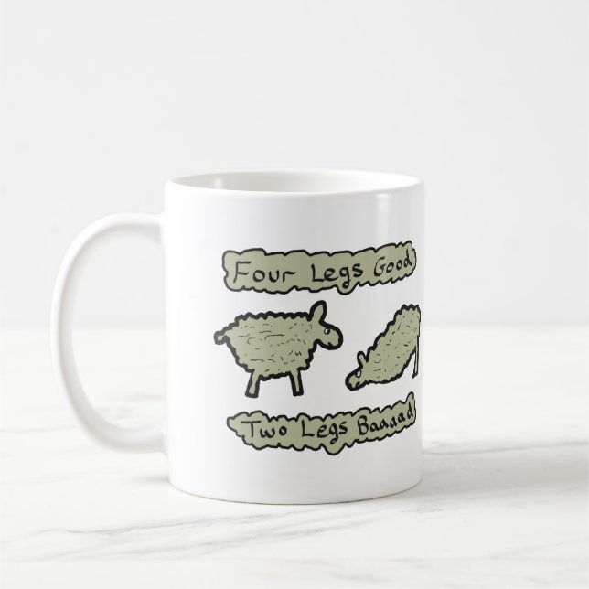 Caneca De Café Quatro Pernas Boas (Esquerda)