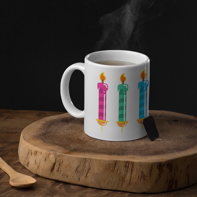 Caneca De Café Quatro Velas (Criador carregado)