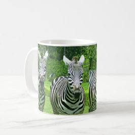Caneca De Café Quatro Zebras à Luz do Prado