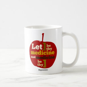Caneca De Café Que a Comida seja a tua MAÇÃ de Medicina