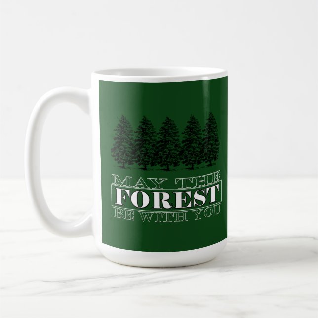 Caneca De Café Que a Floresta esteja contigo (Esquerda)