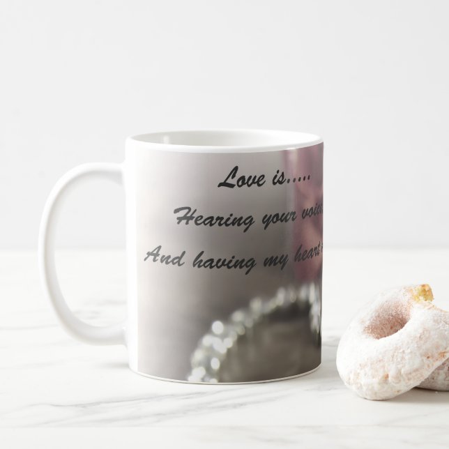 Caneca De Café Que amor é (Com Donut)