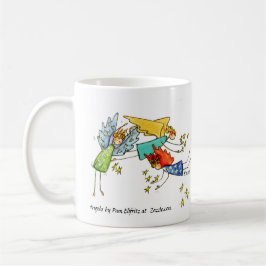 Caneca De Café Que Anjos Sempre Olhem Por Você