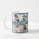 Caneca De Café Que bom que te amo, Dia de as mães.<br><div class="desc">Cute I Love You Mãe Photo Coffee Mug mostra quatro de suas fotos favoritas com o texto "Eu te amo Mãe" na tipografia branca moderna. Elaborado por ©Evco Studio www.zazzle.com/store/evcostudio</div>
