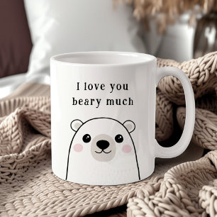 Caneca De Café Que bom que te amo muito urso polar