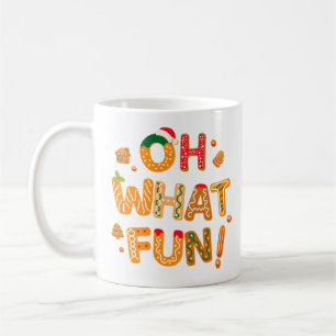 Caneca De Café Que Cookies Divertidos De Pão De Natal