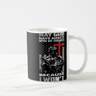 Caneca De Café Que Deus Tenha Compaixão Dos Meus Inimigos Porque