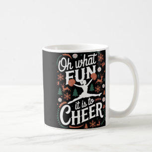 Caneca De Café Que Diversão É Torcer Feio Cheerleading Natal 