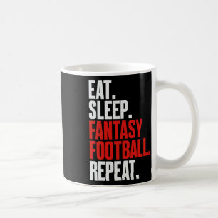 Caneca De Café Que Diz Que Dorme Fantasia O Futebol Repete