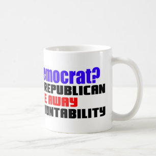 Caneca De Café Que é uma Democrata?