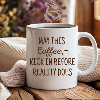 Caneca De Café Que esse café faça efeito, divertido Colega de tra