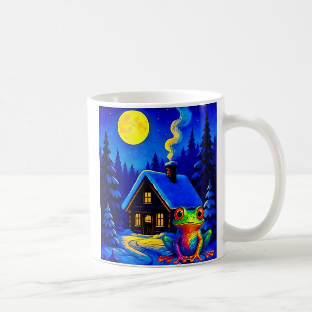 Caneca De Café Que fait une grenouille dans ce paysage ? (Direita)