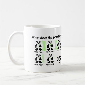 Caneca De Café Que faz a panda diz?