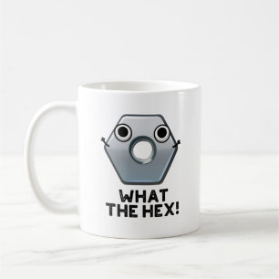 Caneca De Café Que Forma Hexágono Engraçado Hex Pun