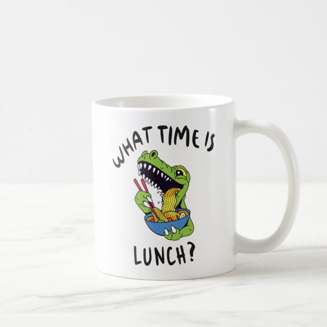 Caneca De Café Que horas é o almoço (Direita)