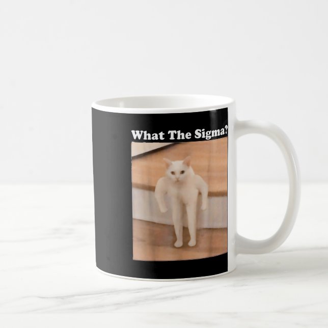 Caneca De Café Que Meme Sigma Meme da Internet Memes Engraçado Me (Direita)