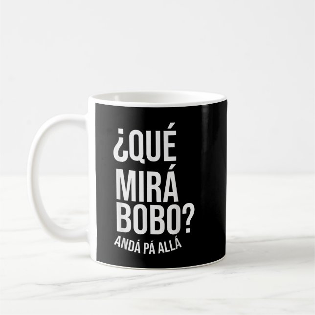 Caneca De Café Qué Miras Bobo - Qué Mira Bobo (Esquerda)