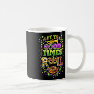 Caneca De Café Que O Bom Tempo Faça Mardi Gras Miçangas Louisiana