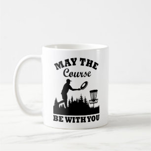Caneca De Café Que o curso esteja com você, Golf Disco Engraçado