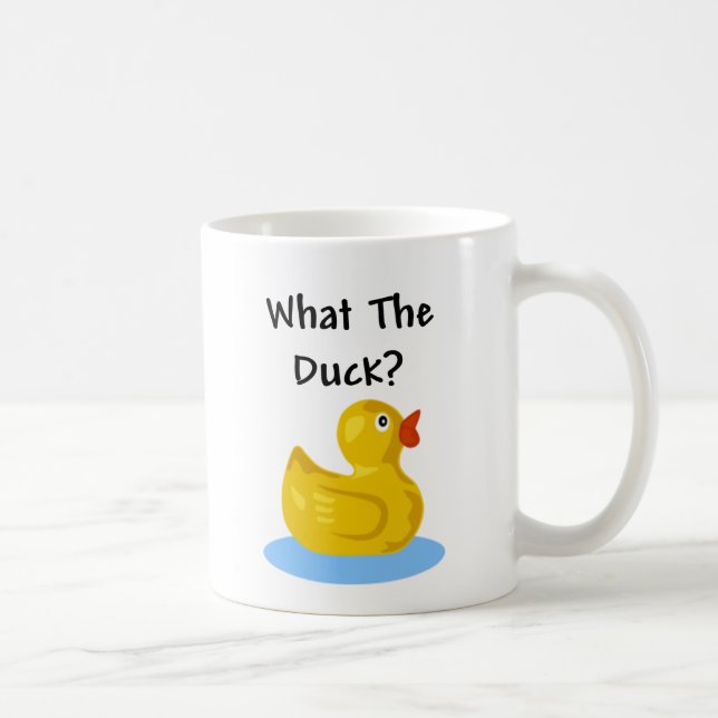 Caneca De Café Que o pato? (Direita)