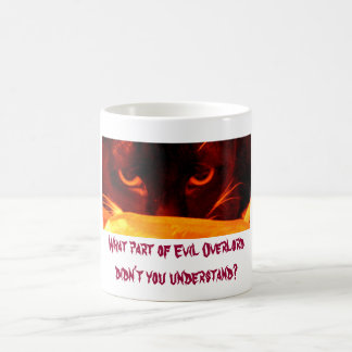 Caneca De Café Que parte do Overlord mau você não compreendeu?
