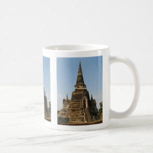Caneca De Café Que Phra Si Sanphet... Ayutthaya, Tailândia