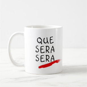 Caneca De Café Que Sera Sera Seja O Que For Será Presente Person