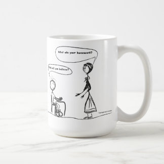 Caneca De Café Que você acreditaria comeu meus trabalhos de casa?
