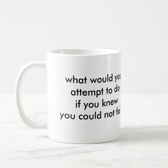 Caneca De Café Que você faria? (Esquerda)