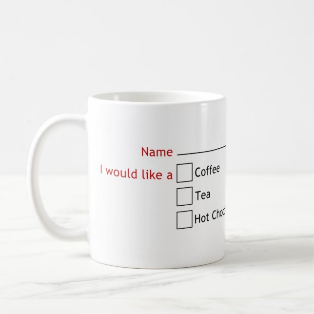 Caneca De Café Que você quis outra vez? (Esquerda)