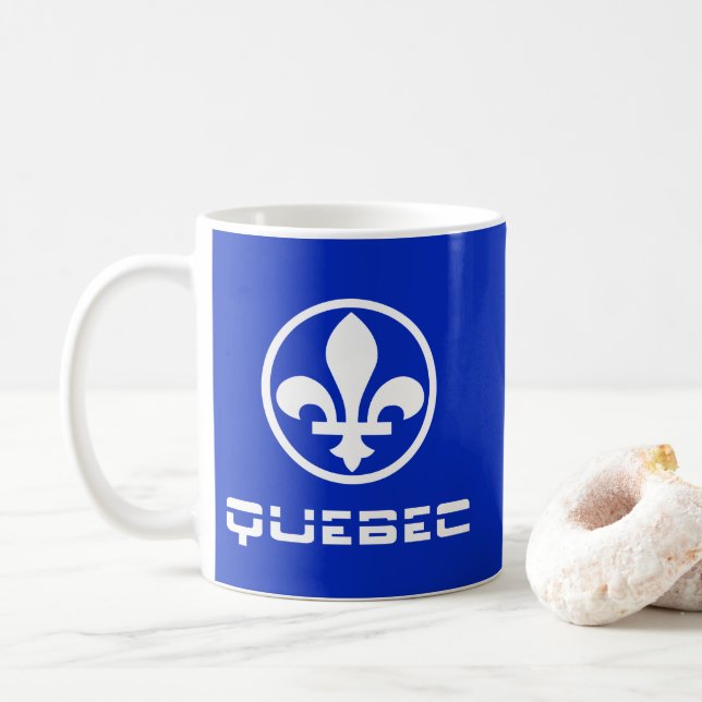 Caneca De Café Quebec (Com Donut)