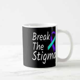 Caneca De Café Quebra A Fita Da Fita De Prevenção Suicida Do Esti