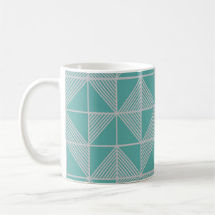 Caneca De Café Quebra-cabeça Art Déco 