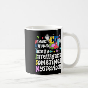 Caneca De Café Quebra-cabeça de Consciência Inteligente do Autism