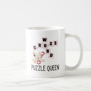 Caneca De Café Quebra-cabeça de palavra cruzada