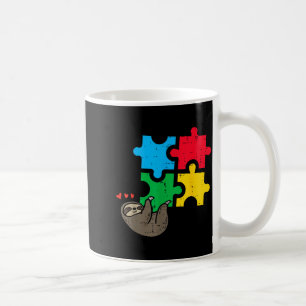Caneca De Café Quebra-cabeça de Preguiça Pendurado Roupas Conscie