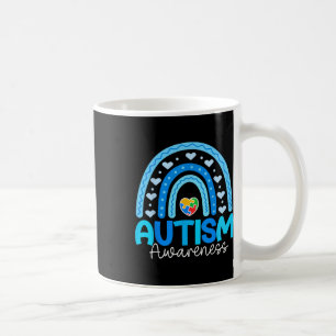 Caneca De Café Quebra-cabeça Rainbow Em Abril Vestimos Autismo Az