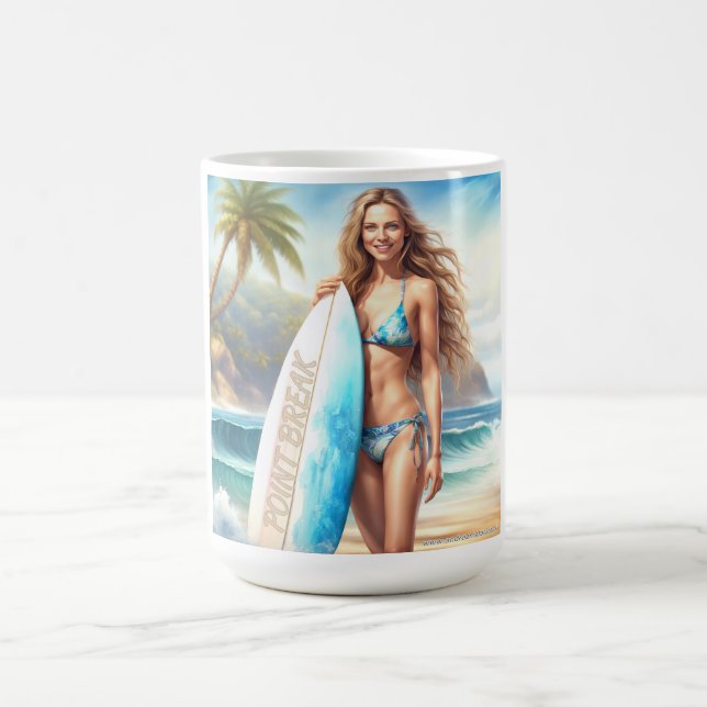 Caneca De Café Quebra de Ponto de Ação de Rapariga (Centro)