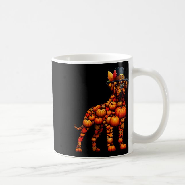 Caneca De Café Quebra de Pumpkins Forma Cana de Carneiro Forma Cu (Direita)