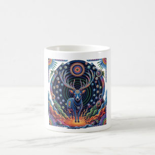 Caneca De Café Quebrando Cadeias Indígenas Art Peyote & Aztec