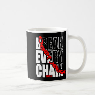 Caneca De Café Quebre Cada Corrente _ João 8_36 _ Motivação Bíbli