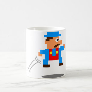 Caneca De Café Quebre o T-Shirt do tijolo