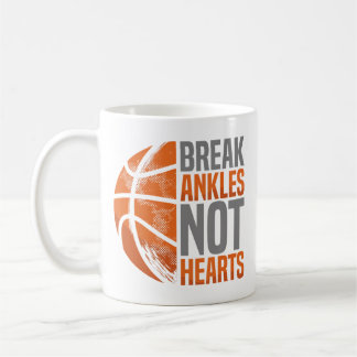 Caneca De Café Quebre Tornozelos Não Corações Jogador de Basquete