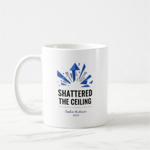Caneca De Café Quebrou o Teto Personalizado