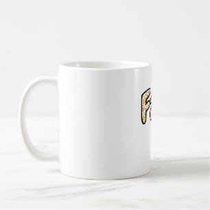 Caneca De Café Queda com a Printab da Estação de outono de Pumpki