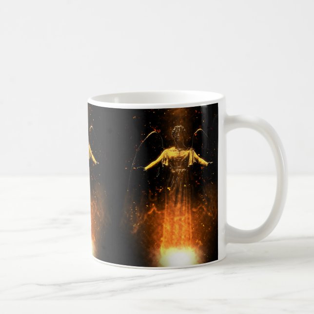 Caneca De Café Queda Das Chamas (Direita)
